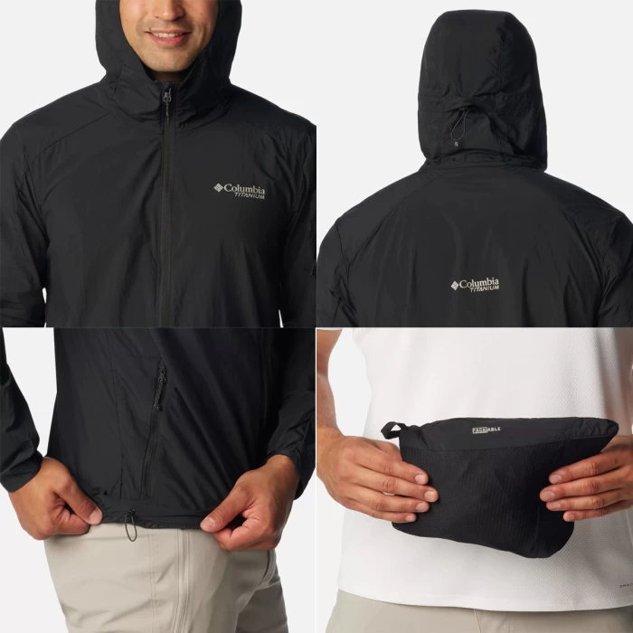 campera trekking Columbia LOOP TRAIL hombre rompe viento